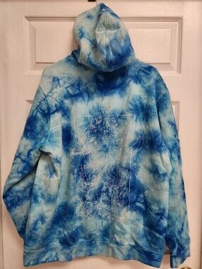 Primitive Dragon Ball Super Tie-Dye Hoodie in Blue